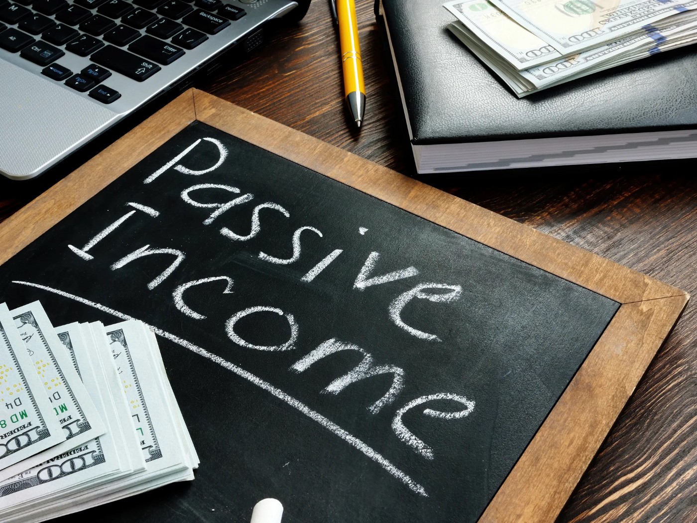 Featured post graphic for how In Writing helps with passive income generation